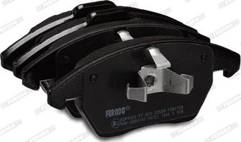 Ferodo FDB1728 - Brake Pad Set, disc brake onlydrive.pro