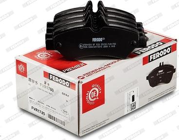 Ferodo FVR1780 - Brake Pad Set, disc brake onlydrive.pro