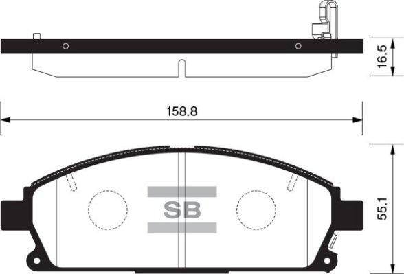 Japanparts JPA154AF - Bremžu uzliku kompl., Disku bremzes onlydrive.pro