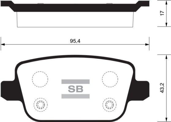 Land Rover LR165293 - Bremžu uzliku kompl., Disku bremzes onlydrive.pro