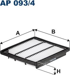 Filtron AP093/4 - Air Filter, engine onlydrive.pro