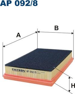 Filtron AP092/8 - Ilmansuodatin onlydrive.pro