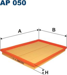 Filtron AP050 - Ilmansuodatin onlydrive.pro