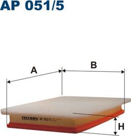 Filtron AP051/5 - Ilmansuodatin onlydrive.pro