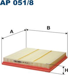 Filtron AP051/8 - Air Filter, engine onlydrive.pro