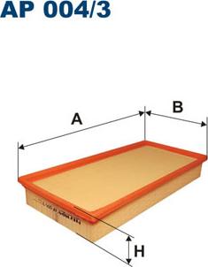 Filtron AP004/3 - Ilmansuodatin onlydrive.pro