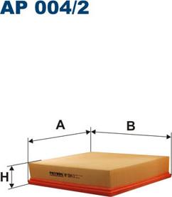 Filtron AP004/2 - Oro filtras onlydrive.pro