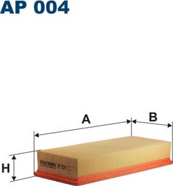 Filtron AP004 - Ilmansuodatin onlydrive.pro