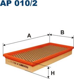 Filtron AP010/2 - Gaisa filtrs onlydrive.pro