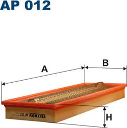 Filtron AP012 - Air Filter, engine onlydrive.pro