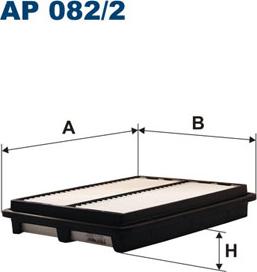 Filtron AP082/2 - Air Filter, engine onlydrive.pro