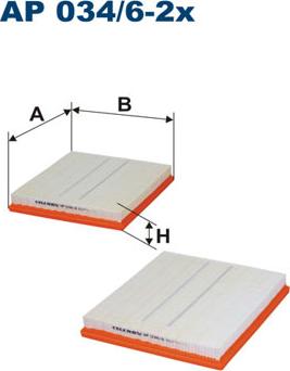 Filtron AP034/6-2x - Air Filter, engine onlydrive.pro