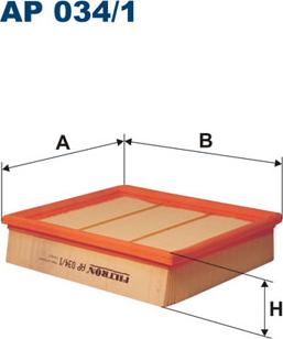Filtron AP034/1 - Air Filter, engine onlydrive.pro