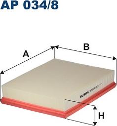 Filtron AP 034/8 - Ilmansuodatin onlydrive.pro