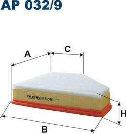 Filtron AP032/9 - Ilmansuodatin onlydrive.pro