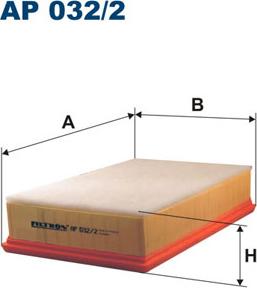 Filtron AP032/2 - Ilmansuodatin onlydrive.pro