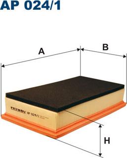 Filtron AP024/1 - Ilmansuodatin onlydrive.pro