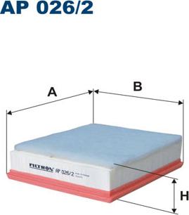 Filtron AP026/2 - Ilmansuodatin onlydrive.pro