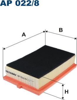 Filtron AP022/8 - Ilmansuodatin onlydrive.pro