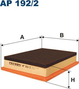 Filtron AP192/2 - Oro filtras onlydrive.pro