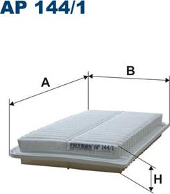 Filtron AP144/1 - Ilmansuodatin onlydrive.pro