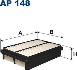 Filtron AP148 - Ilmansuodatin onlydrive.pro