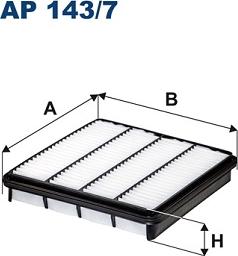 Filtron AP143/7 - Air Filter, engine onlydrive.pro