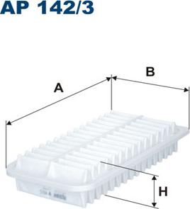 Filtron AP142/3 - Air Filter, engine onlydrive.pro