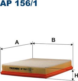 Filtron AP156/1 - Ilmansuodatin onlydrive.pro