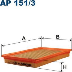 Filtron AP151/3 - Air Filter, engine onlydrive.pro