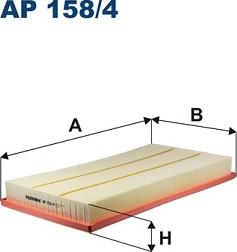 Filtron AP 158/4 - Air Filter, engine onlydrive.pro