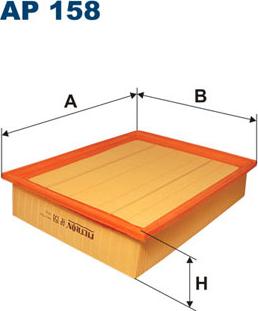 Filtron AP158 - Air Filter, engine onlydrive.pro