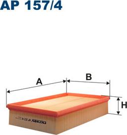 Filtron AP157/4 - Air Filter, engine onlydrive.pro