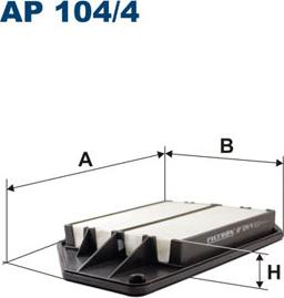 Filtron AP104/4 - Air Filter, engine onlydrive.pro