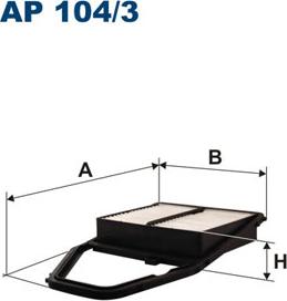 Filtron AP104/3 - Õhufilter onlydrive.pro