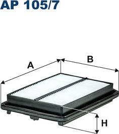 Filtron AP 105/7 - Oro filtras onlydrive.pro