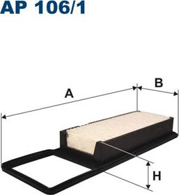 Filtron AP106/1 - Õhufilter onlydrive.pro