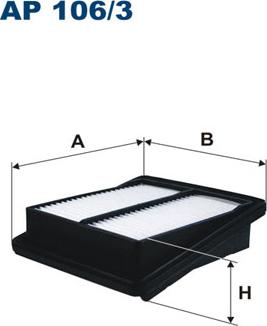 Filtron AP106/3 - Õhufilter onlydrive.pro