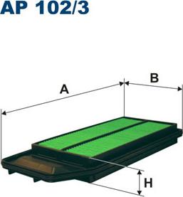 Filtron AP102/3 - Õhufilter onlydrive.pro