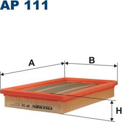 Filtron AP111 - Air Filter, engine onlydrive.pro