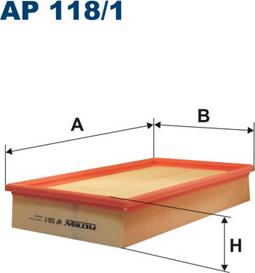 Filtron AP118/1 - Ilmansuodatin onlydrive.pro