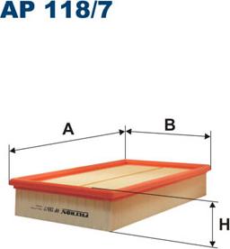 Filtron AP118/7 - Air Filter, engine onlydrive.pro