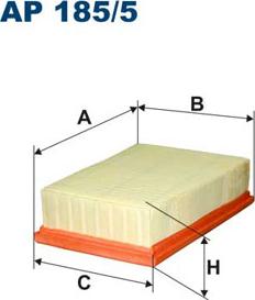 Filtron AP185/5 - Air Filter, engine onlydrive.pro