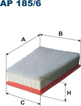 Filtron AP185/6 - Ilmansuodatin onlydrive.pro