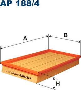 Filtron AP188/4 - Oro filtras onlydrive.pro