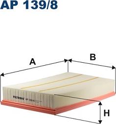 Filtron AP 139/8 - Ilmansuodatin onlydrive.pro