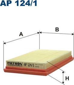 Filtron AP124/1 - Air Filter, engine onlydrive.pro