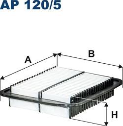 Filtron AP120/5 - Oro filtras onlydrive.pro