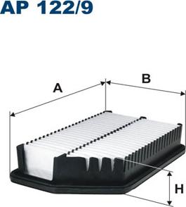 Filtron AP122/9 - Gaisa filtrs onlydrive.pro