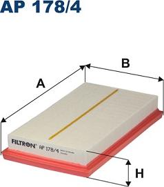 Filtron AP 178/4 - Air Filter, engine onlydrive.pro